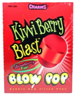 [Swee-All-SE-7582] Sweets & Candy Blow Pops Kiwi Berry Blast NPM 18g 48