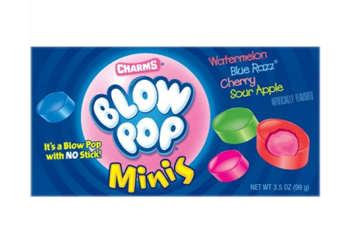 [Swee-All-SE-7605] Sweets & Candy Charms Blow Pops Mini's NPM 99g 12