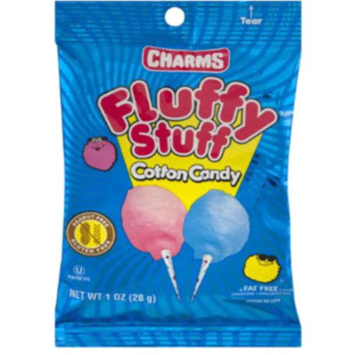 [Swee-All-SE-7607] Sweets & Candy Charms Fluffy Stuff Cotton Candy NPM 28g 72
