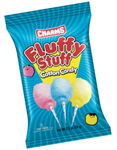 [Swee-All-SE-7608] Sweets & Candy Charms Fluffy Stuff Cotton Candy NPM 70g 12