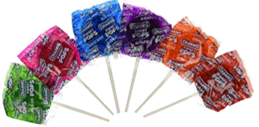 [Swee-All-SE-7613] Sweets & Candy Charms Pop Sweet Lollipops NPM 17g 48