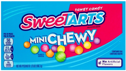 [Swee-All-SE-7624] Sweets & Candy Chewy Mini Sweetarts Theatre NPM 106g 12