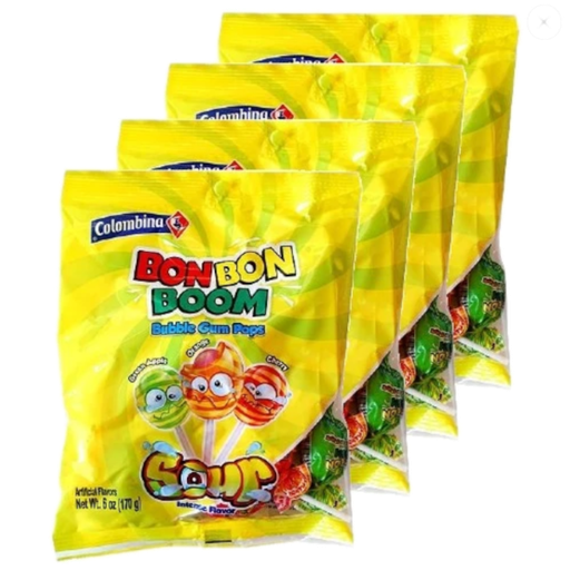 [Swee-All-SE-7627] Sweets & Candy Colombina Bon Bon Boom Sour Peg Bag NPM 170g 12