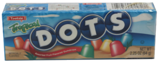 [Swee-All-SE-7649] Sweets & Candy Dots Tropical NPM 64g 288