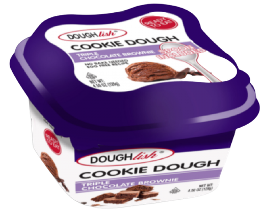 [Swee-All-SE-7656] Sweets & Candy Doughlish Triple Chocolate Brownie Cookie Dough  NPM 128g 32