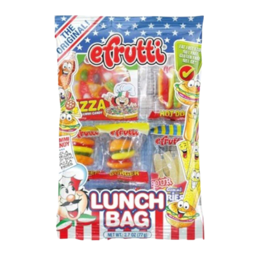 [Swee-All-SE-7664] Sweets & Candy Efrutti Gummi Lunch Shelf Tray NPM 77g 12