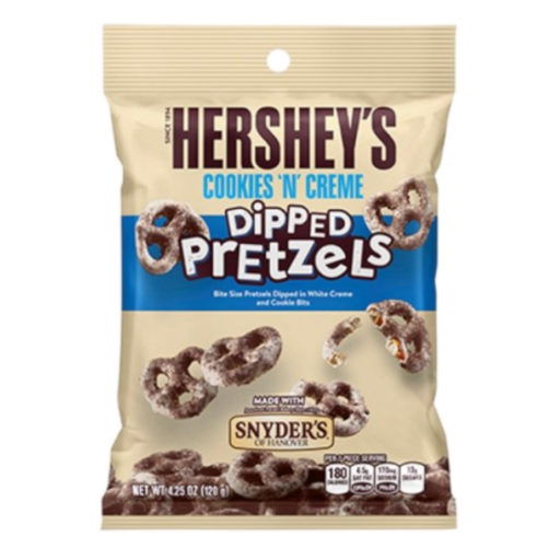 [Swee-All-SE-7701] Sweets & Candy Hershey's Cookies N Creme Pretzels NPM 120g 12