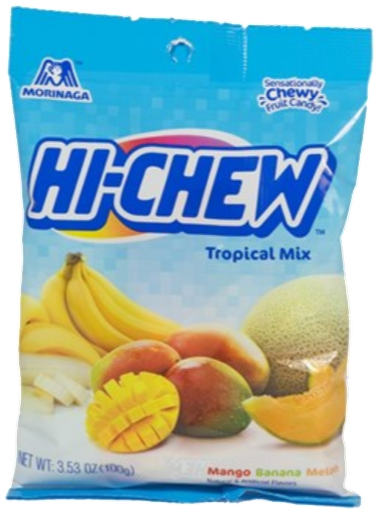 [Swee-All-SE-7723] Sweets & Candy Hi Chew Tropical Mix Peg Bag  NPM 100g 6