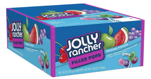 [Swee-All-SE-7780] Sweets & Candy Jolly Rancher Filled Pops NPM 15gm 100s 1