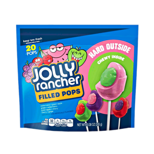 [Swee-All-SE-7781] Sweets & Candy Jolly Rancher Filled Pops NPM 285g 6
