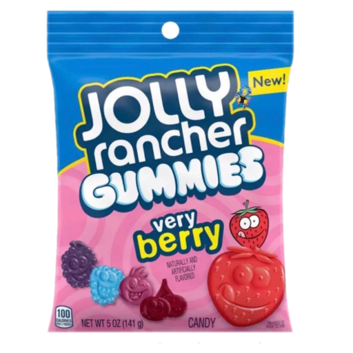 [Swee-All-SE-7795] Sweets & Candy Jolly Rancher Gummies Very Berry Peg Bag NPM 141g 12