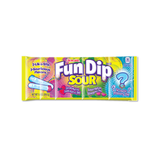 [Swee-All-SE-7907] Sweets & Candy Lik-M-Aid Sour Fun Dip NPM 39g 24