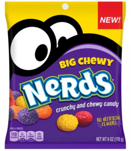 [Swee-All-SE-7963] Sweets & Candy Nerds Chewy Peg Bag NPM 170g 12