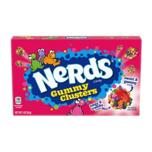 [Swee-All-SE-7969] Sweets & Candy Nerds Gummy Clusters Theatre NPM 85g 12