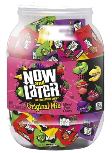 [Swee-All-SE-7988] Sweets & Candy Now & Later Assorted Mini Bar 385 Count Jar NPM 1746g 1