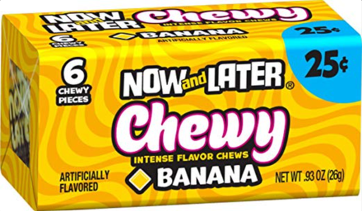 [Swee-All-SE-7998] Sweets & Candy Now & Later Chewy Banana NPM 26g 24
