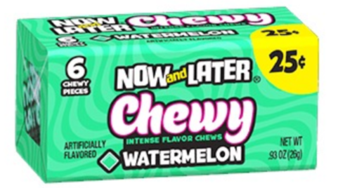 [Swee-All-SE-8015] Sweets & Candy Now & Later Chewy Watermelon NPM 26g 288