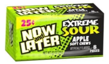 [Swee-All-SE-8016] Sweets & Candy Now & Later Extreme Sour Apple NPM 26g 288