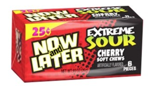 [Swee-All-SE-8018] Sweets & Candy Now & Later Extreme Sour Cherry NPM 26g 288