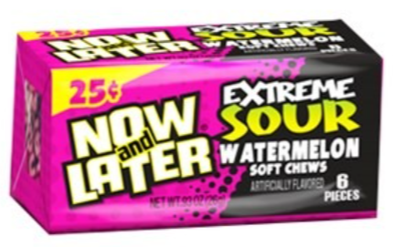 [Swee-All-SE-8021] Sweets & Candy Now & Later Extreme Sour Watermelon NPM 26g 288