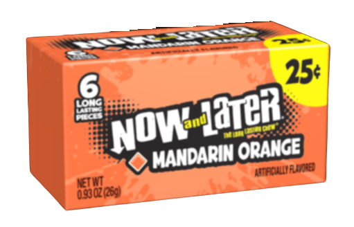 [Swee-All-SE-8029] Sweets & Candy Now & Later Orange Mandarin  NPM 26g 288