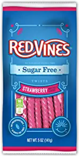[Swee-All-SE-8088] Sweets & Candy Redvines Sugar Free Strawberry Twists  NPM 141g 12