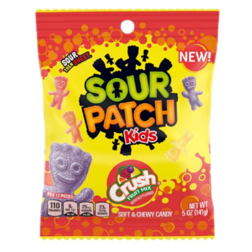 [Swee-All-SE-8100] Sweets & Candy Sour Patch Assorted Crush NPM 141g 12
