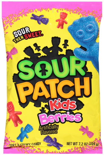 [Swee-All-SE-8101] Sweets & Candy Sour Patch Berries Peg Bag NPM 204g 8