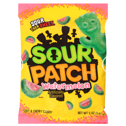 [Swee-All-SE-8146] Sweets & Candy Sour Patch Watermelon Peg Bag  NPM 141g 12