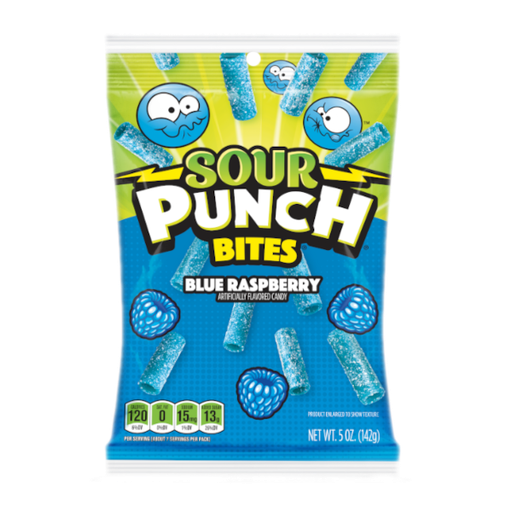 [Swee-All-SE-8149] Sweets & Candy Sour Punch Blue Raspberry Bites NPM 142g 12