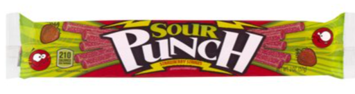 [Swee-All-SE-8161] Sweets & Candy Sour Punch Strawberry NPM 56g 24