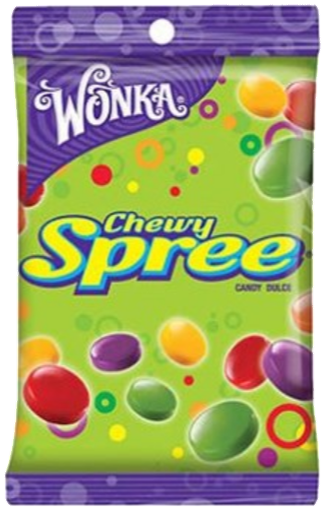 [Swee-All-SE-8167] Sweets & Candy Spree Chewy Peg Bag NPM 198g 12