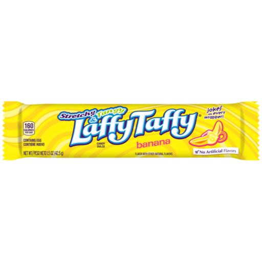 [Swee-All-SE-8173] Sweets & Candy Stretchy & Tangy Laffy Taffy Banana  NPM 42g 24