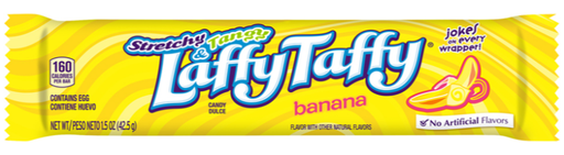 [Swee-All-SE-8174] Sweets & Candy Stretchy & Tangy Laffy Taffy Banana  NPM 42g 288