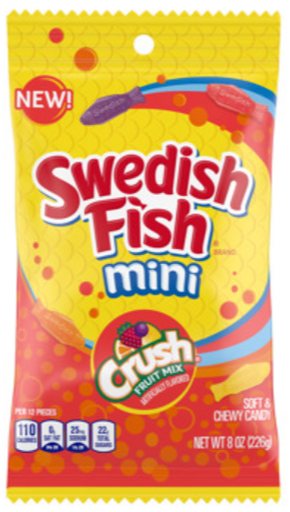 [Swee-All-SE-8190] Sweets & Candy Swedish Fish Crush NPM 226g 12