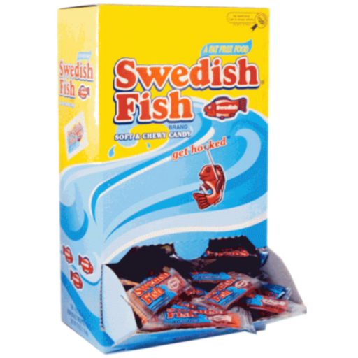 [Swee-All-SE-8192] Sweets & Candy Swedish Fish Red Individual Wrapped NPM 240s 8