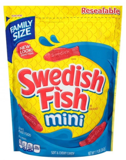 [Swee-All-SE-8196] Sweets & Candy Swedish Fish Red NPM 1587g 1