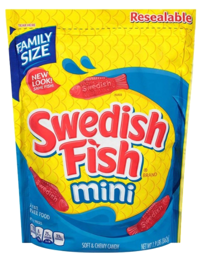 [Swee-All-SE-8197] Sweets & Candy Swedish Fish Red NPM 1587g 6
