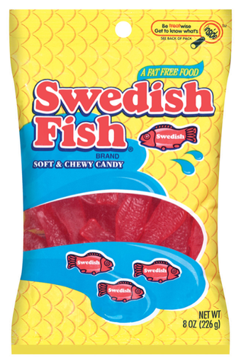 [Swee-All-SE-8198] Sweets & Candy Swedish Fish Red NPM 226g 12