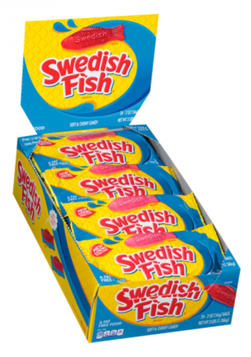 [Swee-All-SE-8200] Sweets & Candy Swedish Fish Red NPM 56g 288