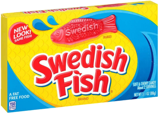 [Swee-All-SE-8204] Sweets & Candy Swedish Fish Soft & Chewy Theatre NPM 87g 12