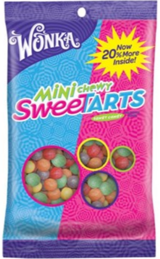 [Swee-All-SE-8208] Sweets & Candy Sweetarts Chewy Mini Peg Bag  NPM 170g 12
