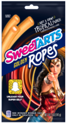 [Swee-All-SE-8215] Sweets & Candy Sweetarts Golden Ropes Tropical Punch  NPM 141g 12