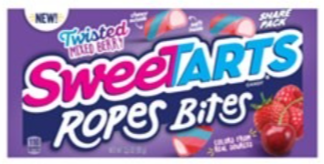 [Swee-All-SE-8222] Sweets & Candy Sweetarts Ropes Share Pack Twisted Mixed Berry NPM 99g 48