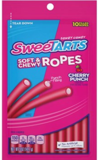 [Swee-All-SE-8227] Sweets & Candy Sweetarts Soft & Chewy Ropes Peg Bag NPM 142g 12