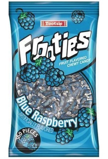 [Swee-All-SE-8241] Sweets & Candy Tootsie Frooties Bag 360pc Blue Raspberry NPM 1100g 1