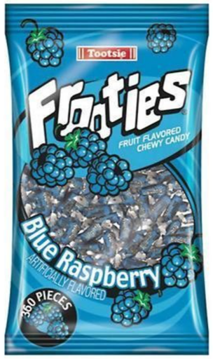 [Swee-All-SE-8242] Sweets & Candy Tootsie Frooties Bag 360pc Blue Raspberry NPM 1100g 12