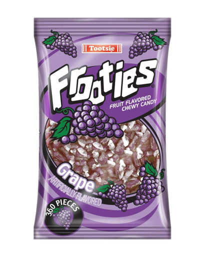 [Swee-All-SE-8243] Sweets & Candy Tootsie Frooties Bag 360pc Grape NPM 1100g 1