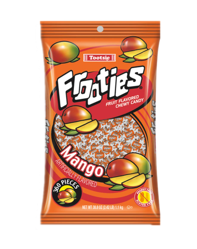 [Swee-All-SE-8249] Sweets & Candy Tootsie Frooties Bag 360pc Mango NPM 1100g 1