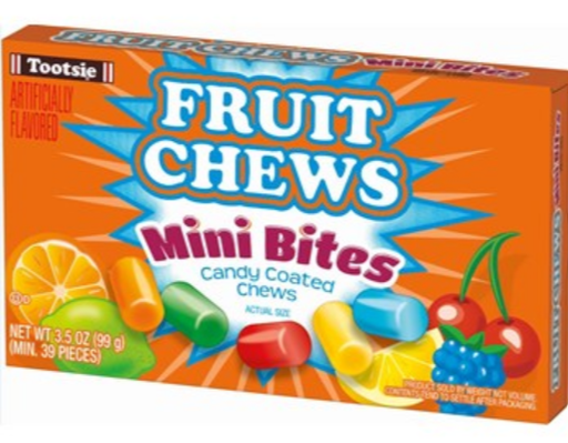 [Swee-All-SE-8261] Sweets & Candy Tootsie Fruit Chew Mini Bites Theatre NPM 99g 12